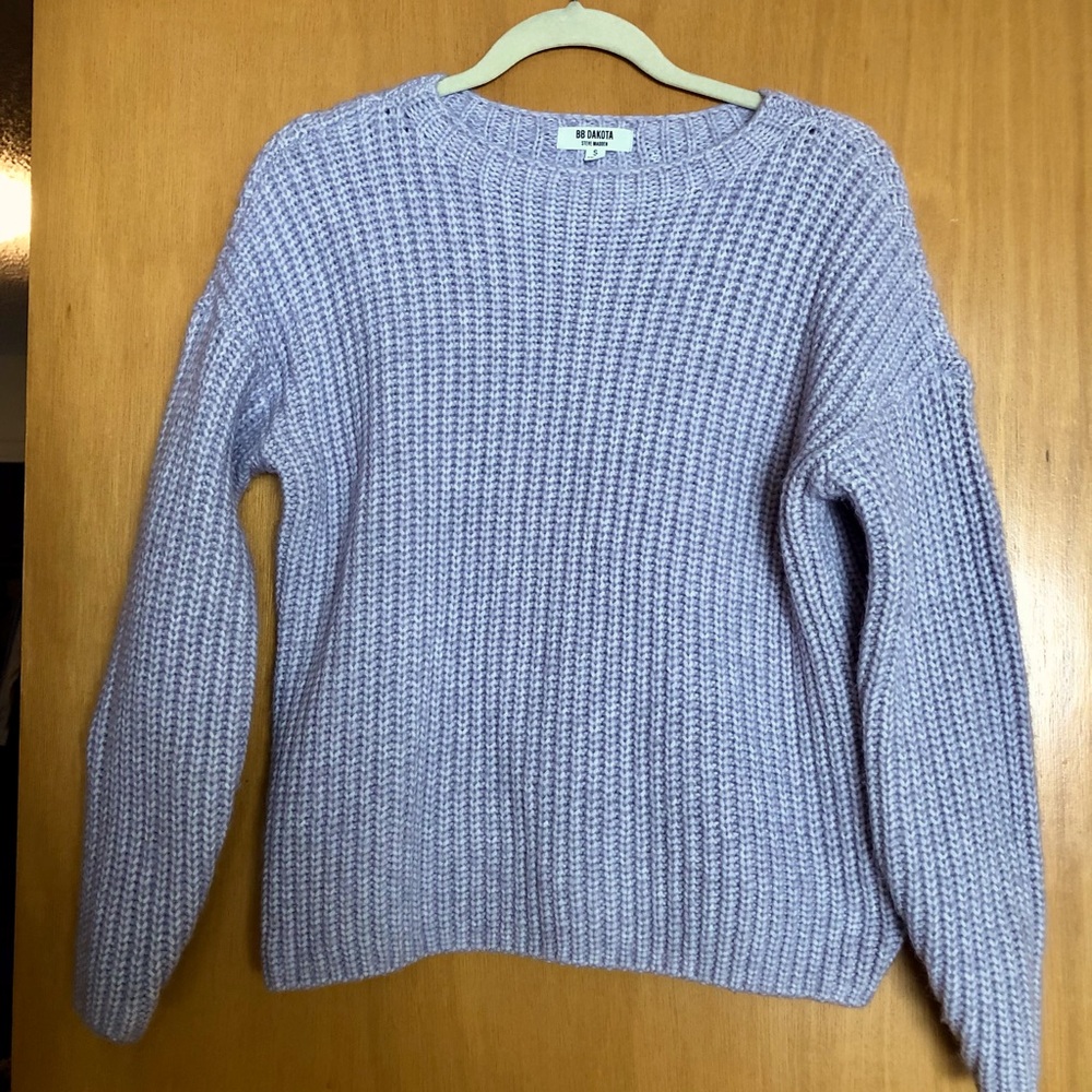 BB Dakota Lavender knit sweater